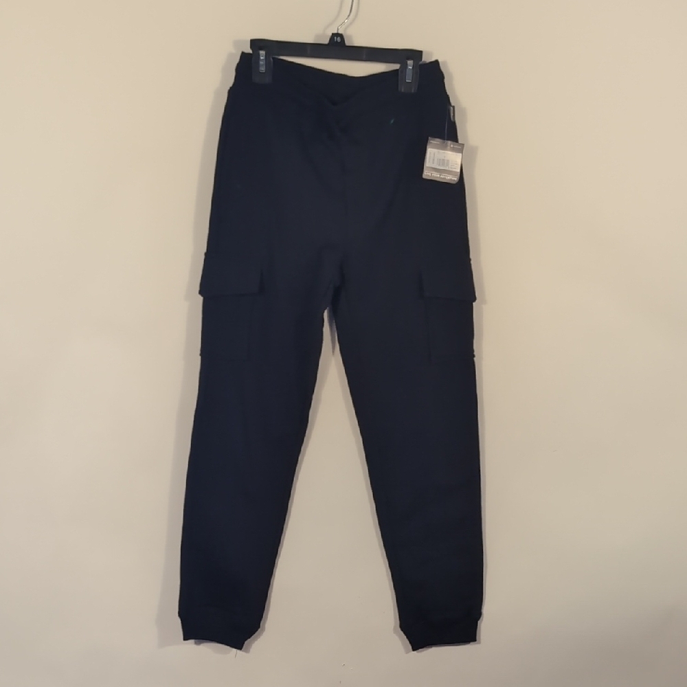 NWT Eddie Bauer Kids Black Joggers Pants Size M 10-12